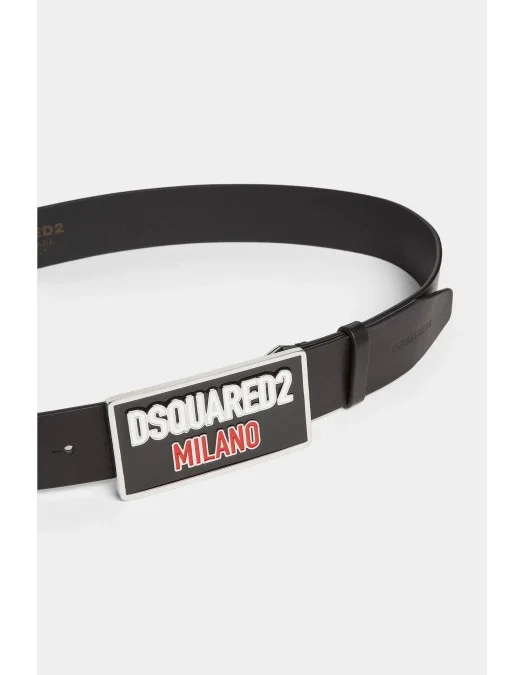 Sneakers DSQUARED2, Logo Plaque Milano, Black - BEM065601500001M436 Sneakers DSQUARED2, Logo Plaque Milano, Black - BEM065601500001M436