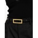 Curea DSQUARED2, Gold Logo, Negru - BEW044413880001M1159