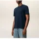 Tricou AMI PARIS, Blue Cotton Red Ami De Coeur Tshirt - BFUTS035724430