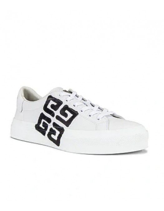Sneakers Givenchy X Chito Men's City Court Logo Graffiti Low-top, Alb - BH005VH13P116