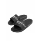 PAPUCI GIVENCHY, White Logo Print, Black - BH301TH1DB001