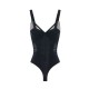 Top ELISABETTA FRANCHI, Bodysuit in knit and lace fabric - BK07Q66E2110