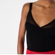 Top ELISABETTA FRANCHI, Bodysuit in knit and lace fabric - BK07Q66E2110