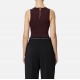 Top ELISABETTA FRANCHI, Knit top with jewel cufflinks, Merlot - BK77S57E3EA4 Top ELISABETTA FRANCHI, Knit top with jewel cufflinks, Merlot - BK77S57E3EA4
