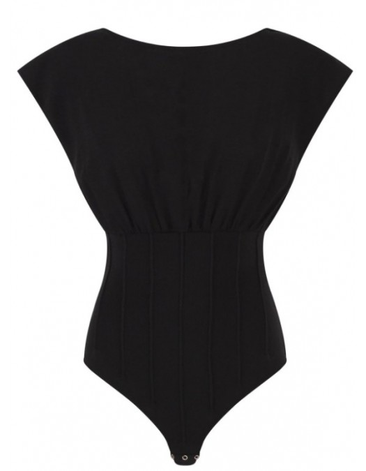 Top ELISABETTA FRANCHI, Crewneck Knit Bodysuit - BK78T62E2110