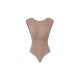 Top ELISABETTA FRANCHI, Crewneck Knit Bodysuit, Beige - BK78T62E2229