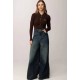 Bluza ELISABETTA FRANCHI, Micro-braided knit bodysuit, Maro - BK82B61E2644