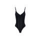Top ELISABETTA FRANCHI, Knit openwork bodysuit, Negru - BK85B62E2110