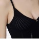 Top ELISABETTA FRANCHI, Knit openwork bodysuit, Negru - BK85B62E2110