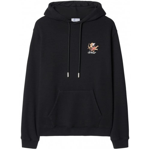 Hanorac OFF WHITE, Fresco Bookish, Black