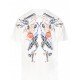 Tricou GIVENCHY, Imprimeu multicolor pe spate, Alb - BM710N3002100