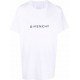 Tricou Givenchy, Reverse Logo, Oversized, Alb - BM71533Y6B100