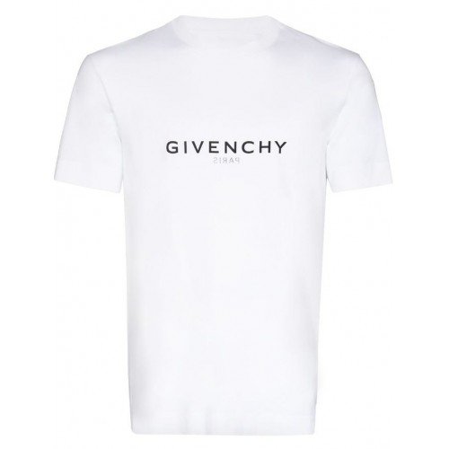 Tricou Givenchy, Reverse Logo, Alb