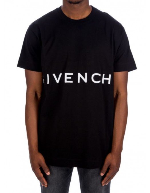 Tricou Givenchy, Logo Alb, Slim Fit - BM716B3Y6B001