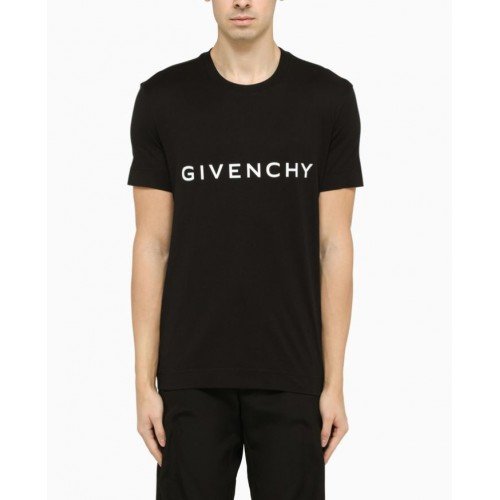 Tricou Givenchy, Insertie Labirinth Brand, Black
