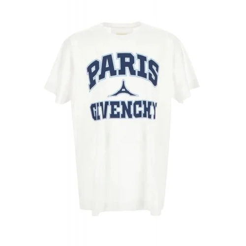 Tricou Givenchy, Logo Paris College, Alb