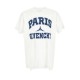Tricou Givenchy, Logo Paris College, Alb - BM716N3YE3100