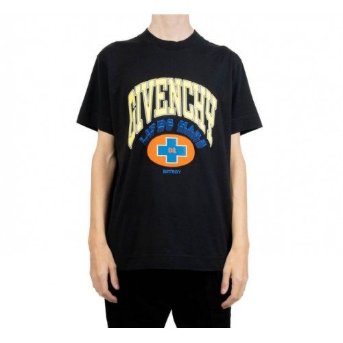 Tricou Givenchy, Global Peace, Logo Brand, Negru