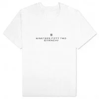 Tricou Givenchy, Front Logo Nineteen Fifty Two, Alb