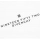 Tricou Givenchy, Front Logo Nineteen Fifty Two, Alb - BM716R3YA8100