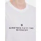 Tricou Givenchy, Front Logo Nineteen Fifty Two, Alb - BM716R3YA8100 Tricou Givenchy, Front Logo Nineteen Fifty Two, Alb - BM716R3YA8100