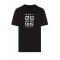 Tricou Givenchy, Logo Brand Stars, Black 