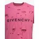 Tricou Givenchy, Distroyed Tshirt, Roz - BM71GL3Y9V670