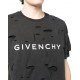 Tricou Givenchy, Distroyed Tshirt, Negru - BM71GL3Y9W011