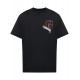 Tricou Givenchy, Monogram Print, Black - BM71MG3YPD001