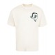 Tricou Givenchy, Black Logo Appliqué, White - BM71MG3YPD272