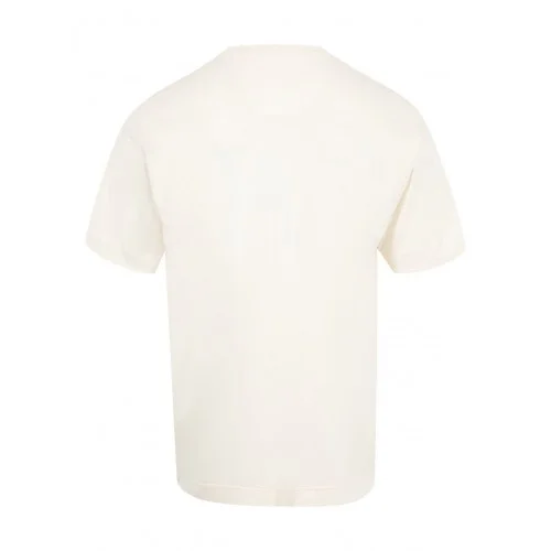 Tricou Givenchy, Black Logo Appliqué, White