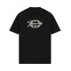 Tricou Givenchy, White Medallion Logo, Black - BM71MG3YPK001