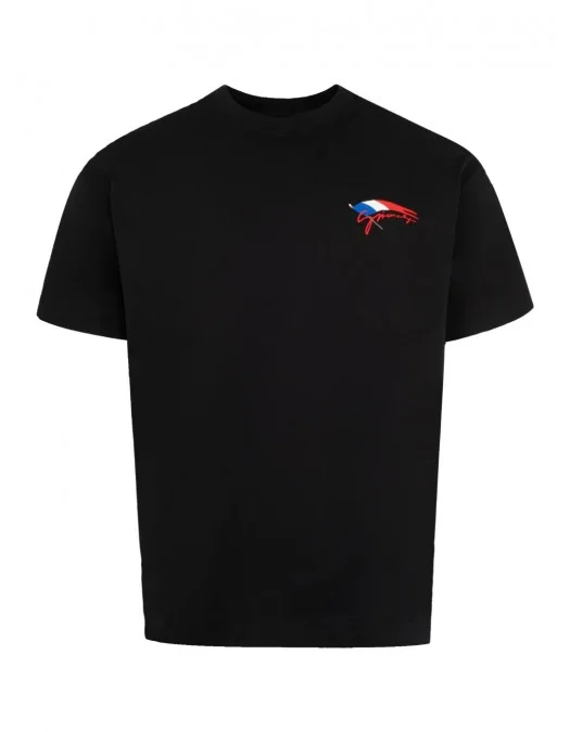 Tricou Givenchy, Crew Neck, Logo Print, Black - BM71MG3YQU001 Tricou Givenchy, Crew Neck, Logo Print, Black - BM71MG3YQU001