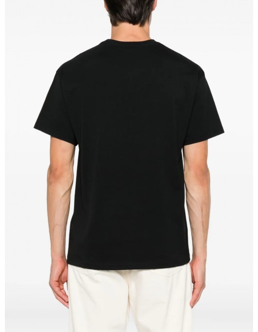 Tricou Givenchy, Small Logo Patch, Simple, Black - BM71NK3YRP001 Tricou Givenchy, Small Logo Patch, Simple, Black - BM71NK3YRP001