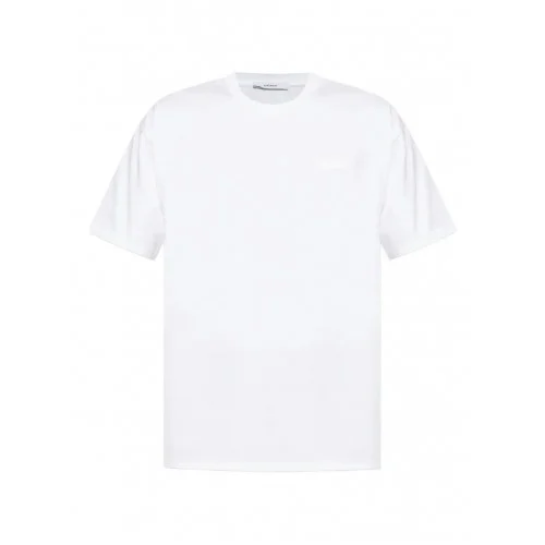 Tricou Givenchy, Small Logo Patch, Simple, White