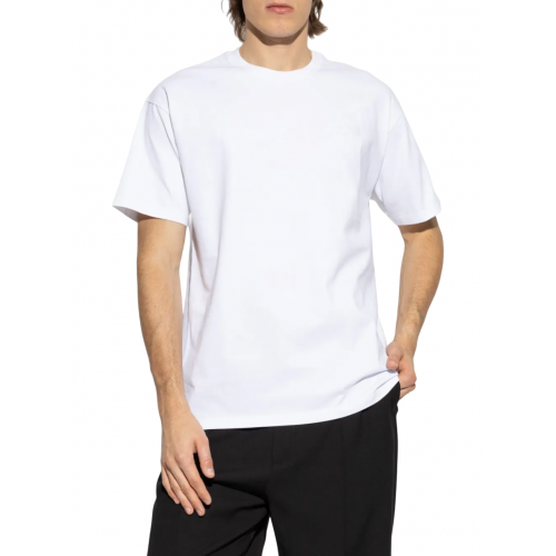 Tricou Givenchy, Small Logo Patch, Simple, White Tricou Givenchy, Small Logo Patch, Simple, White