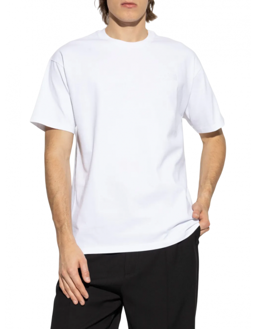 Tricou Givenchy, Small Logo Patch, Simple, White - BM71NK3YRP100 Tricou Givenchy, Small Logo Patch, Simple, White - BM71NK3YRP100