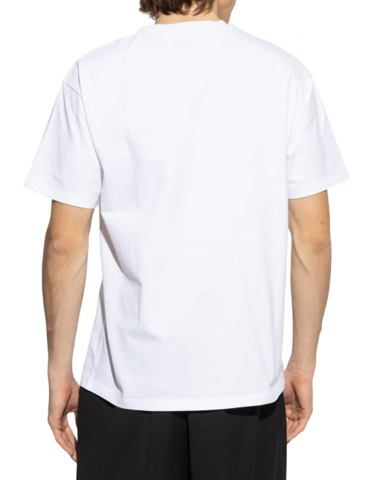 Tricou Givenchy, Small Logo Patch, Simple, White - BM71NK3YRP100 Tricou Givenchy, Small Logo Patch, Simple, White - BM71NK3YRP100
