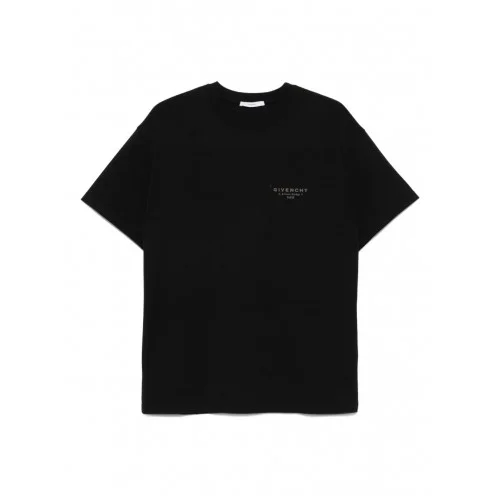 Tricou Givenchy, Grey Small Logo, Classic, Black