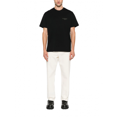 Tricou Givenchy, Grey Small Logo, Classic, Black Tricou Givenchy, Grey Small Logo, Classic, Black