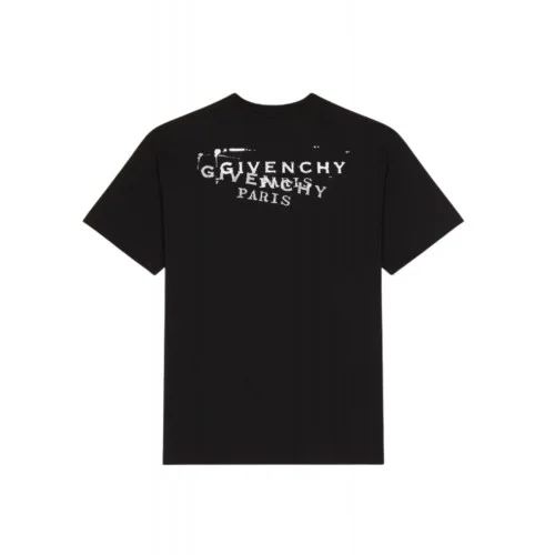 Tricou GIVENCHY, Stamp print on the back, Black