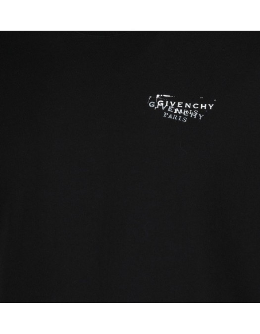 Tricou GIVENCHY, Stamp print on the back, Black - BM71NK3YSA001