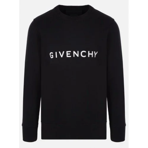 ぐりたん　0209 3.1★ Tricou Givenchy, Logo Brand, Black Classic Fit