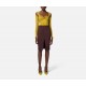 TOP ELISABETTA FRANCHI, Jewel Detail, Curry Yellow - BO02852E2DC6 TOP ELISABETTA FRANCHI, Jewel Detail, Curry Yellow - BO02852E2DC6