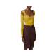 TOP ELISABETTA FRANCHI, Jewel Detail, Curry Yellow - BO02852E2DC6 TOP ELISABETTA FRANCHI, Jewel Detail, Curry Yellow - BO02852E2DC6