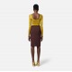 TOP ELISABETTA FRANCHI, Jewel Detail, Curry Yellow - BO02852E2DC6 TOP ELISABETTA FRANCHI, Jewel Detail, Curry Yellow - BO02852E2DC6