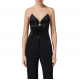 TOP ELISABETTA FRANCHI, Tulle Straps, Black - BO03051E2110 TOP ELISABETTA FRANCHI, Tulle Straps, Black - BO03051E2110