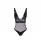 TOP ELISABETTA FRANCHI, Lace, Tulle Design, 3D Flowers,Black - BO03452E2110 TOP ELISABETTA FRANCHI, Lace, Tulle Design, 3D Flowers,Black - BO03452E2110