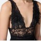 TOP ELISABETTA FRANCHI, Lace, Tulle Design, 3D Flowers,Black - BO03452E2110 TOP ELISABETTA FRANCHI, Lace, Tulle Design, 3D Flowers,Black - BO03452E2110