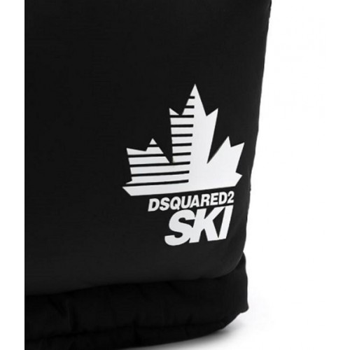 Rucsac DSQUARED2, Ski Print, Negru